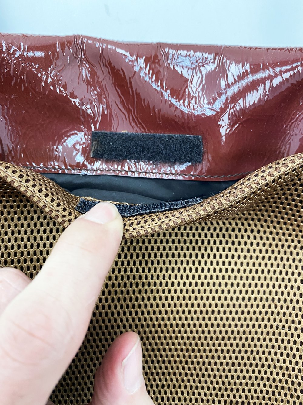 Miu Miu 90s patent leather bag — JAMES VELORIA Miu Miu 90s patent leather bag — JAMES VELORIA