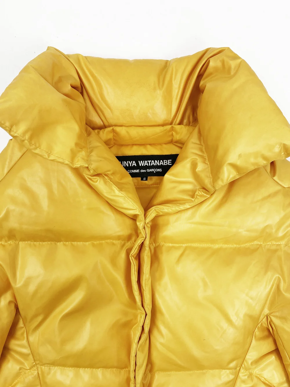 Junya Watanabe F/W 2004 yellow puffer jacket — JAMES VELORIA