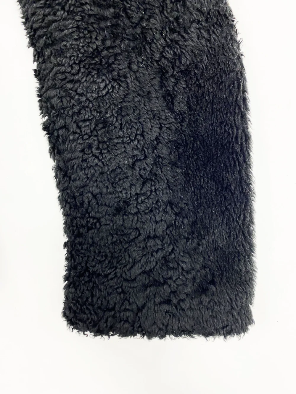 Gucci F/W 1995 black shearling coat — JAMES VELORIA