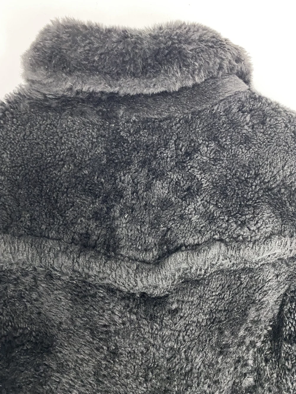 Gucci F/W 1995 black shearling coat — JAMES VELORIA