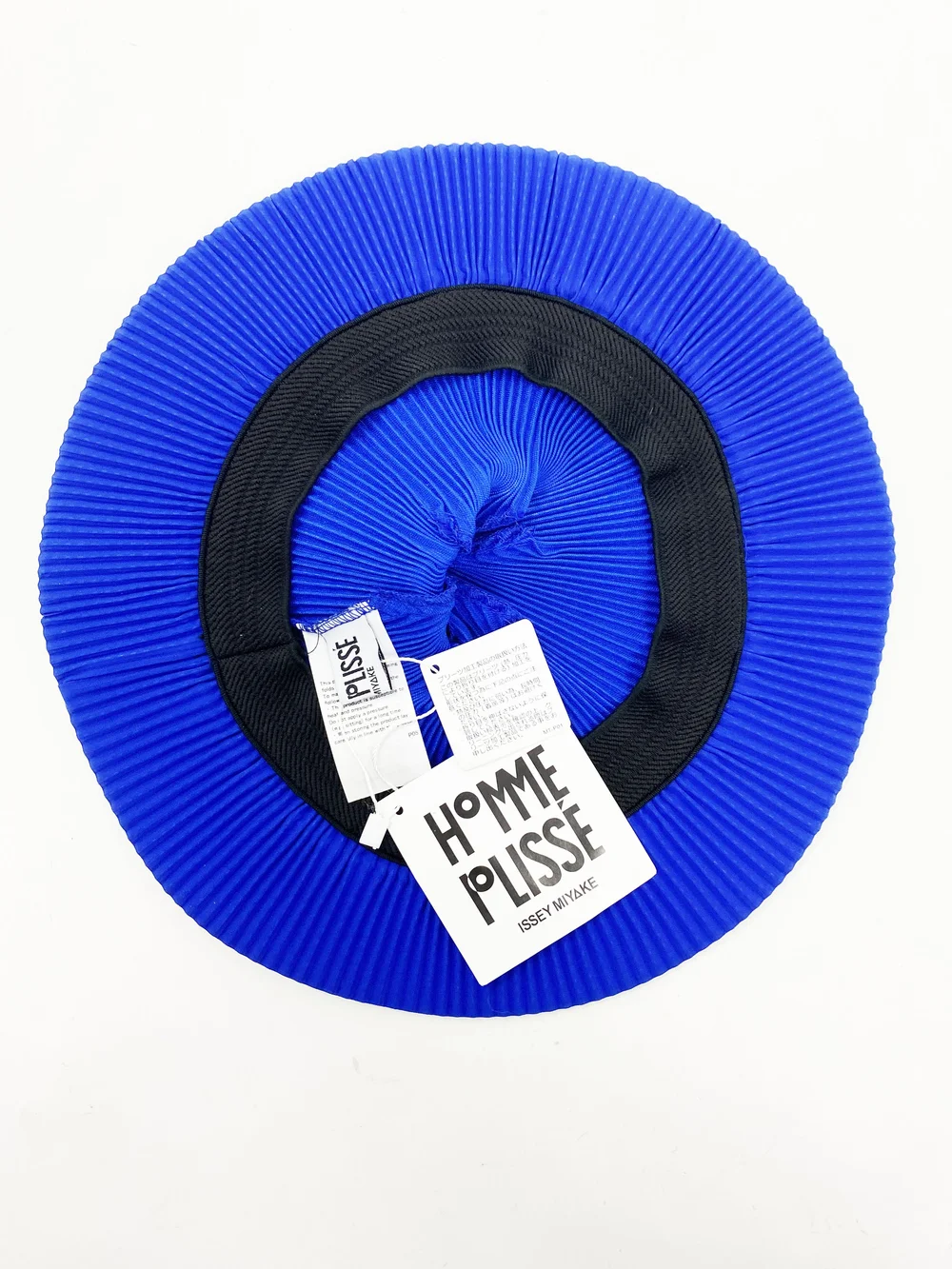 Issey Miyake Homme Plisse blue hat — JAMES VELORIA