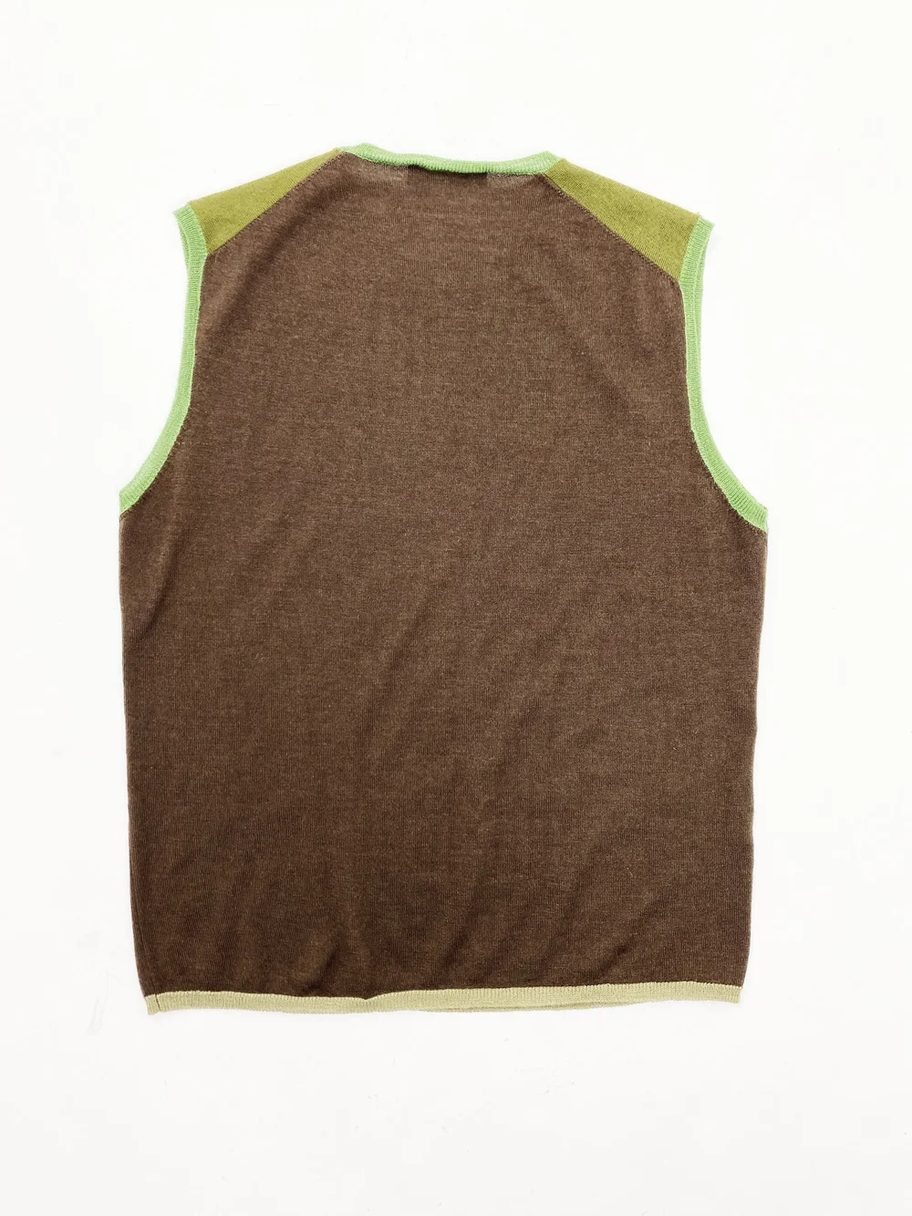 Prada F/W 1999 green cashmere vest — JAMES VELORIA