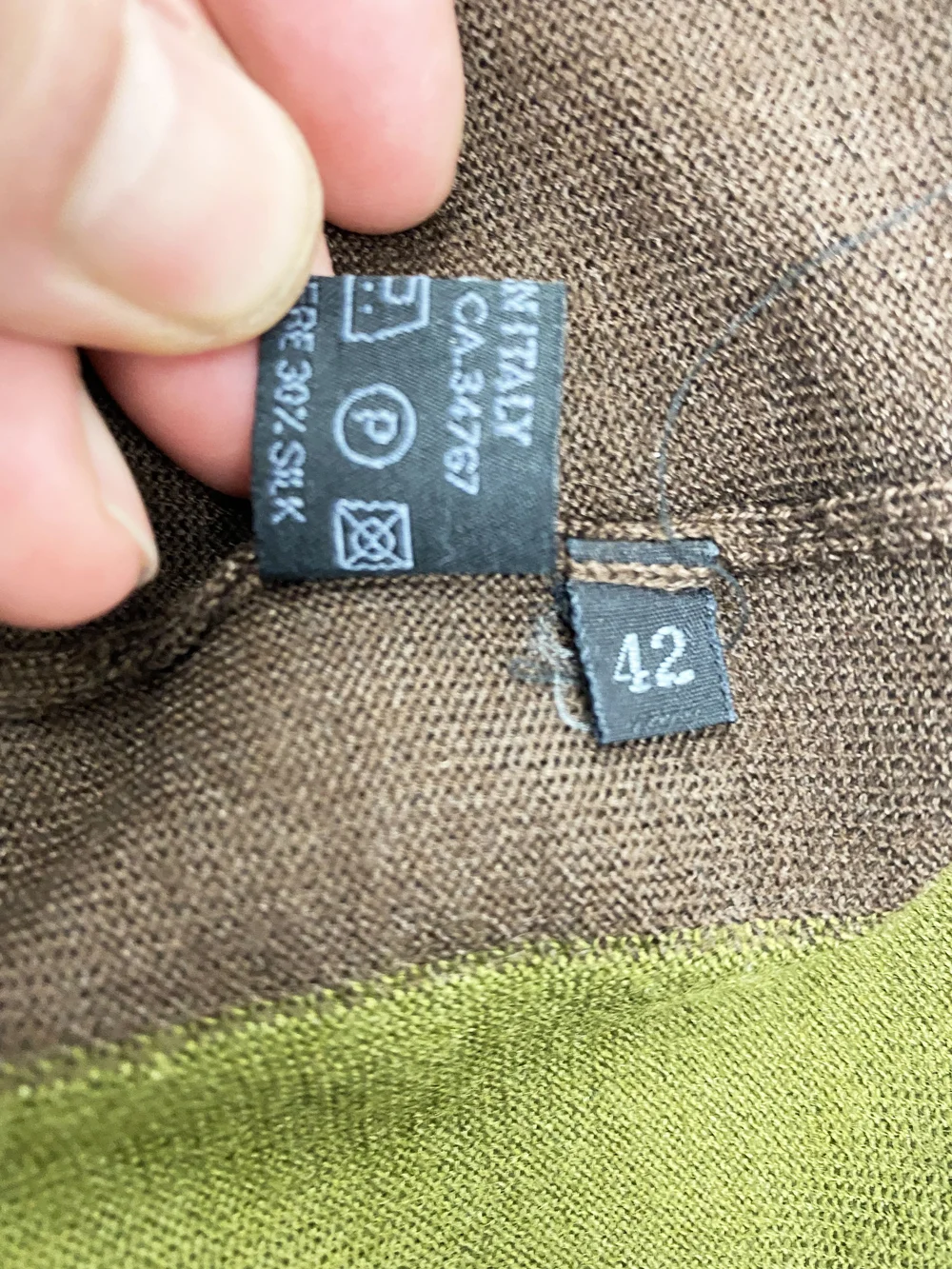 ジャケット PRADA Pastel Green Cashmere Vest Prada F/W 1999 green cashmere vest — JAMES VELORIA
