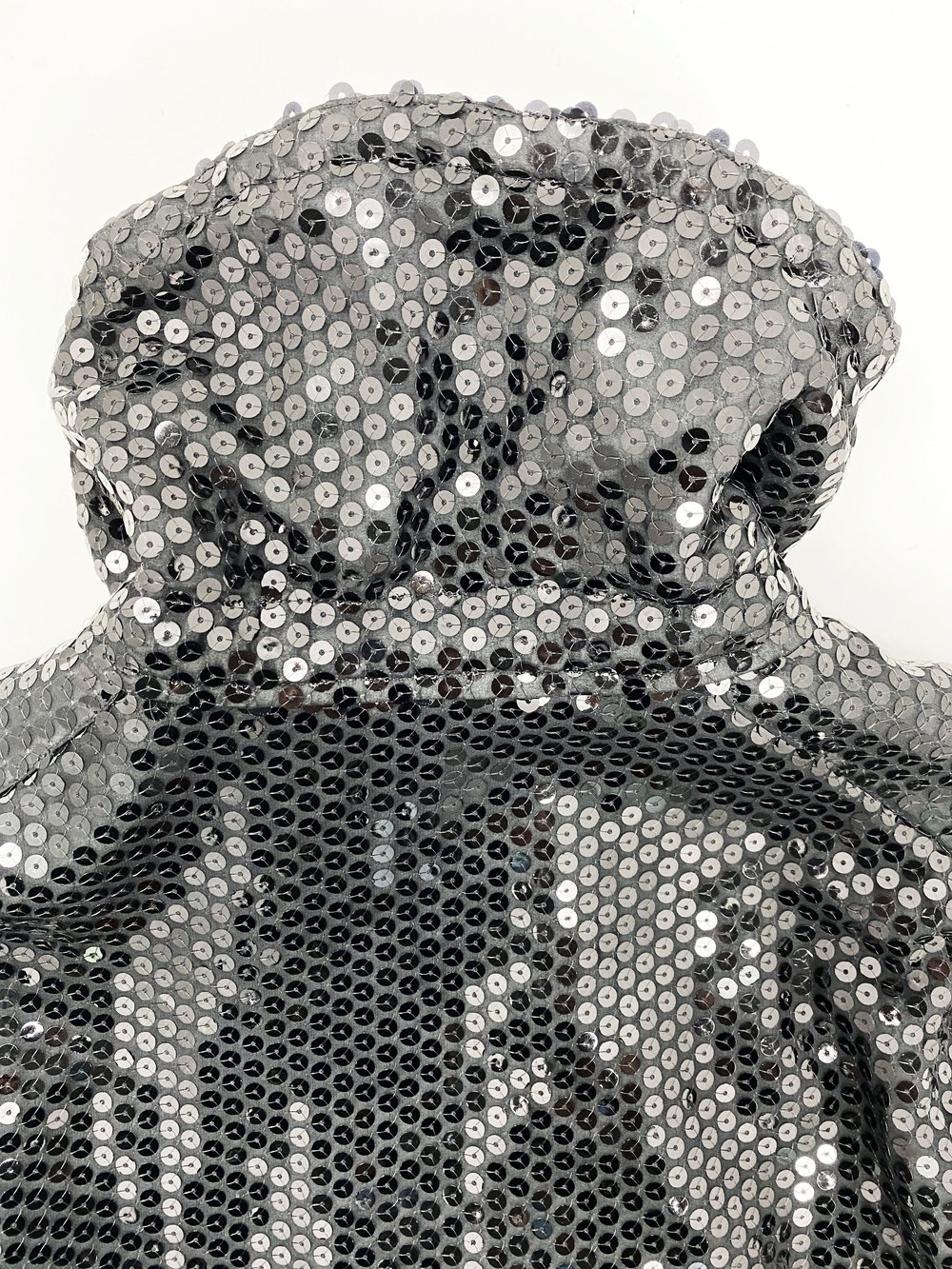 Helmut Lang F/W 1999 sequin astro biker strap jacket — JAMES VELORIA