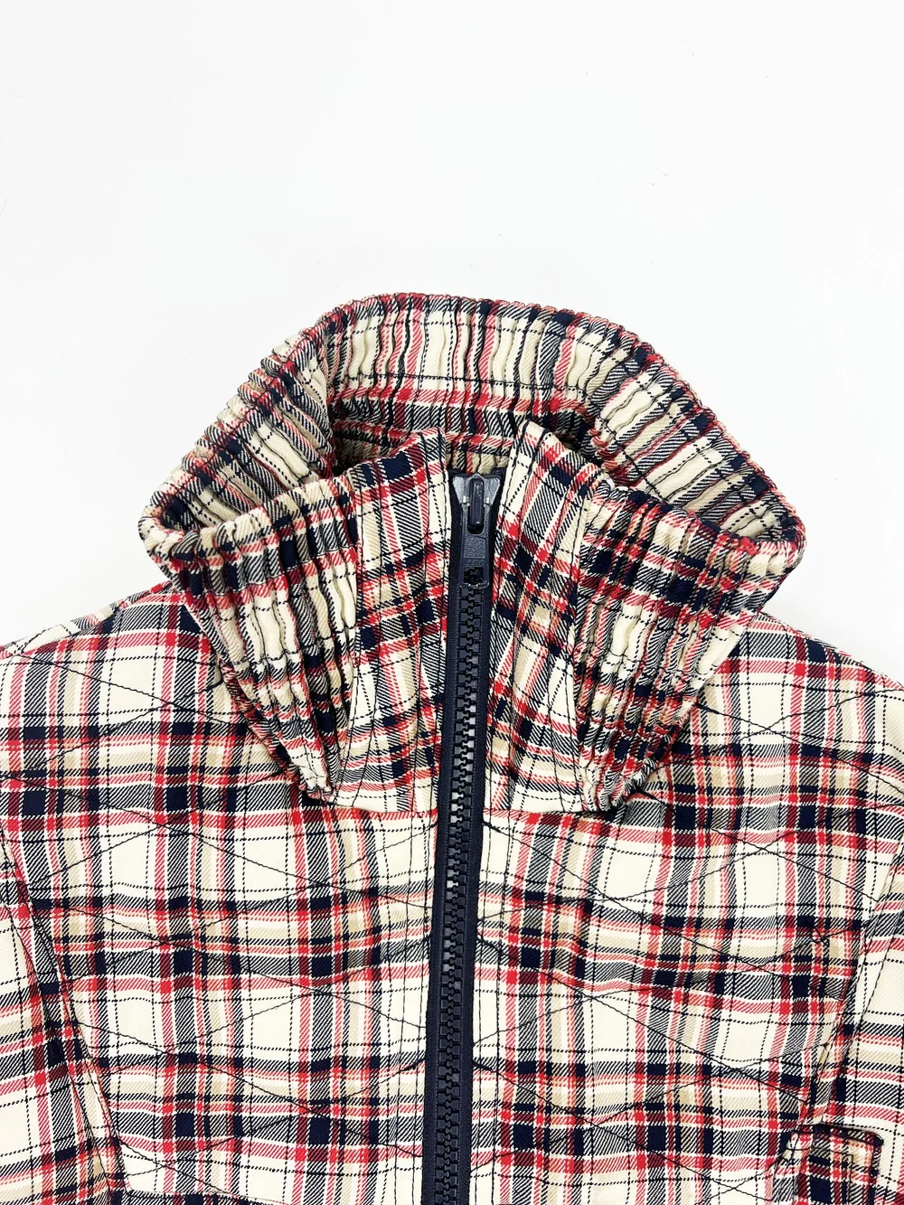 Junya Watanabe MAN F/W 2005 plaid puffer jacket — JAMES VELORIA