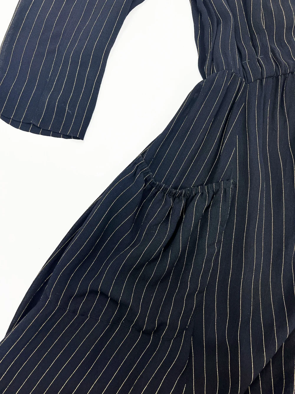 Jean Paul Gaultier S/S 1995 pinstriped dress — JAMES VELORIA