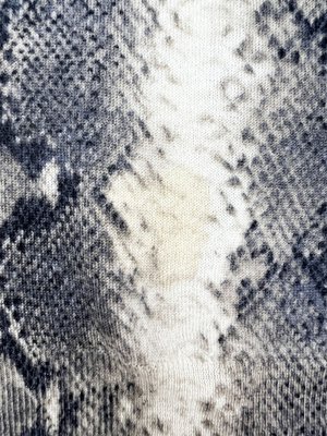 John Galliano S/S 2000 snake print cashmere top — JAMES VELORIA
