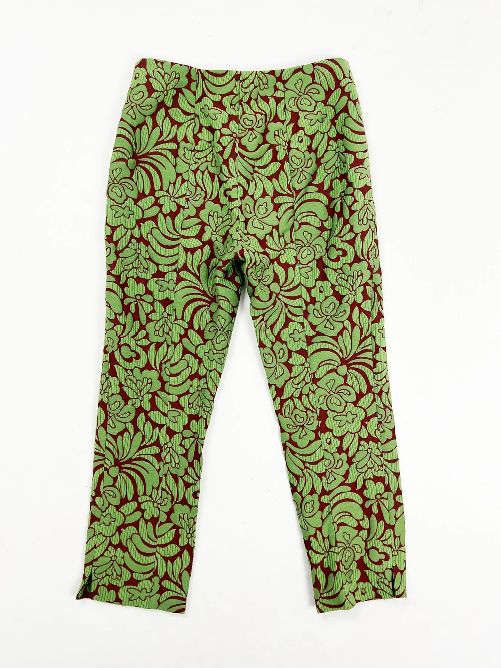 PRADA 幾何学模様 アートデザイン 総柄 イージーパンツ 38 Prada S/S 2015 tropical pattern pants — JAMES VELORIA