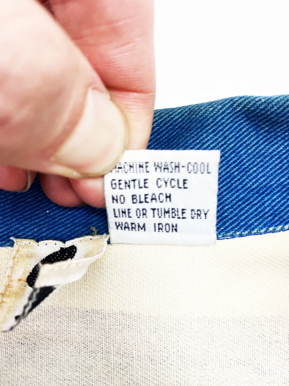 Stephen Sprouse 1988 hardcore print jean jacket — JAMES VELORIA