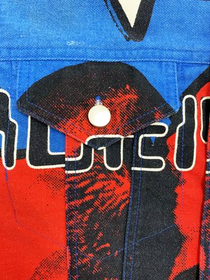 Stephen Sprouse Vintage 1988 Hardcore Band Sticker Blazer Jacket