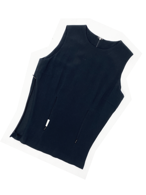 Maison Martin Margiela S/S 1997 zipper opening top — JAMES VELORIA