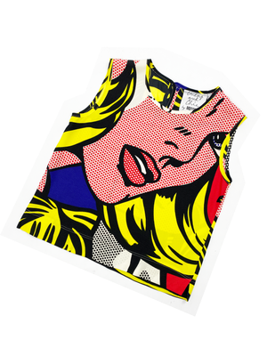 Moschino S/S 1991 comic book pop art print top — JAMES VELORIA