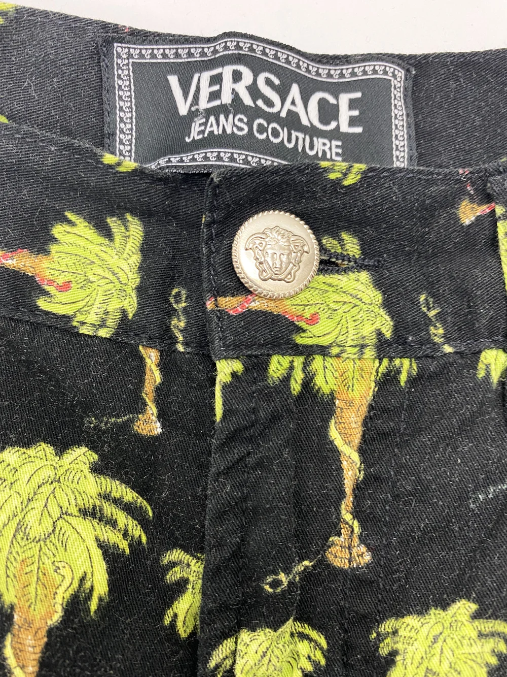 Versace Jeans Couture palm tree print jeans — JAMES VELORIA