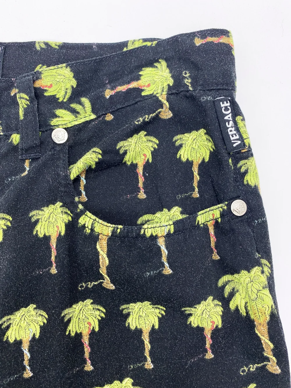 Versace Jeans Couture palm tree print jeans — JAMES VELORIA