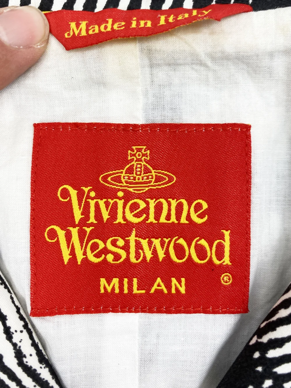 Vivienne Westwood 90s printed peplum jacket — JAMES VELORIA