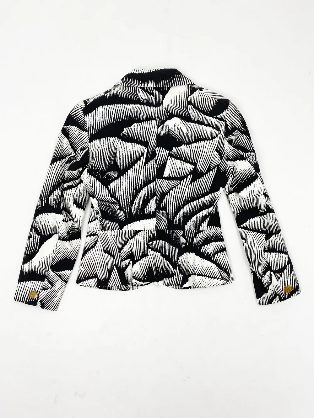 Vivienne Westwood 90s printed peplum jacket — JAMES VELORIA