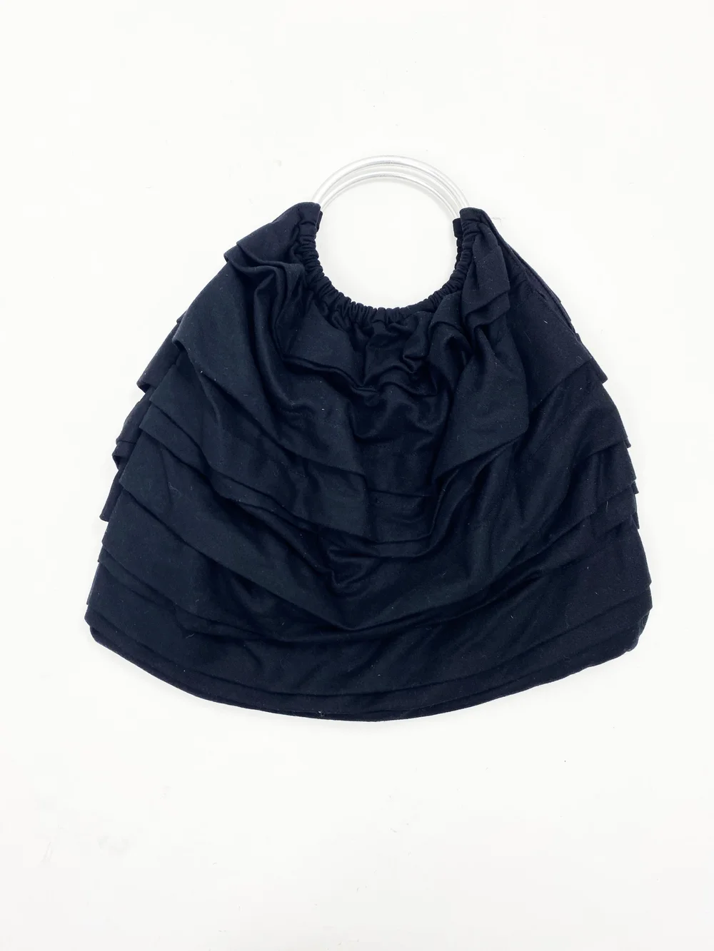 バッグ COMME des GARCONS Lambskin FrillBag Rare Comme des Garcons oversized ruffle bag — JAMES VELORIA