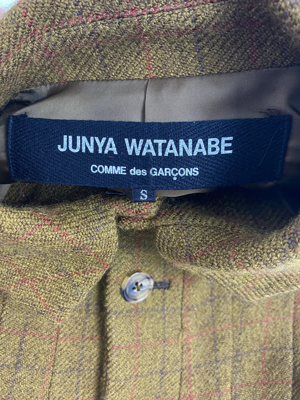 Junya Watanabe F/W 1999 plaid jacket — JAMES VELORIA