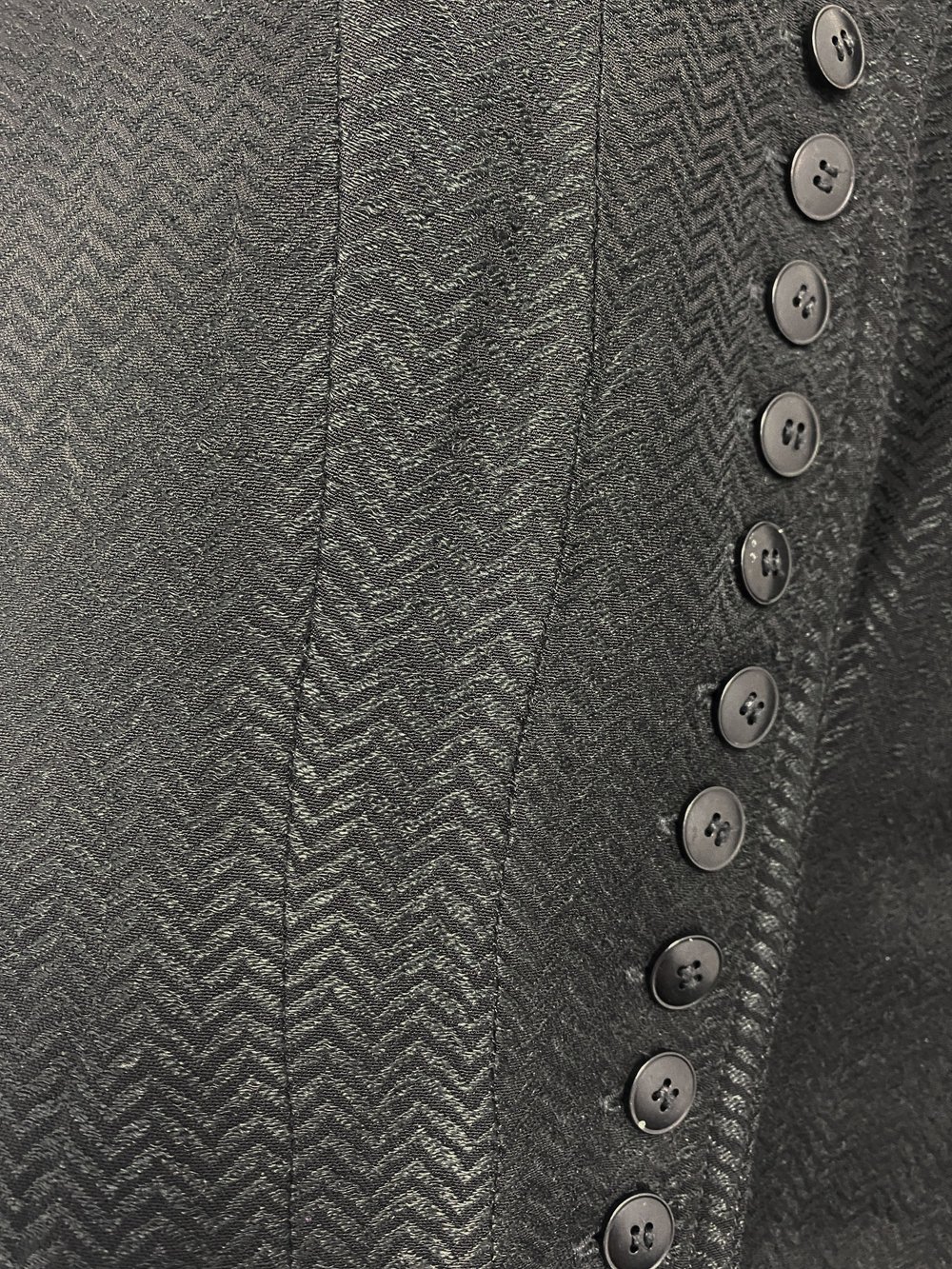 90s yohji yamamoto ジャケット Yohji Yamamoto 90s linen jacket with boning — JAMES VELORIA