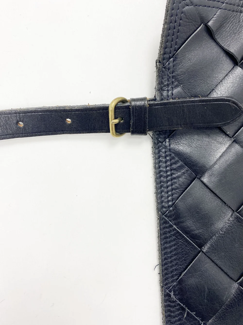 Yohij Yamamoto 1980s leather harness bag — JAMES VELORIA