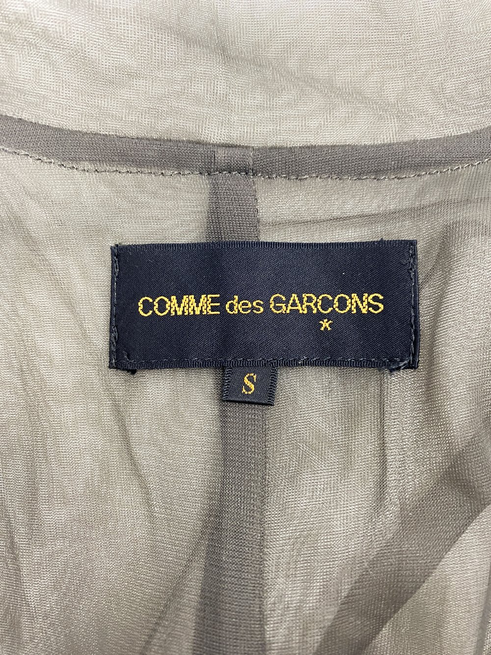 Comme des Garcons F/W 1990 sheer multi zip jacket — JAMES Comme des Garcons F/W 1990 sheer multi zip jacket — JAMES