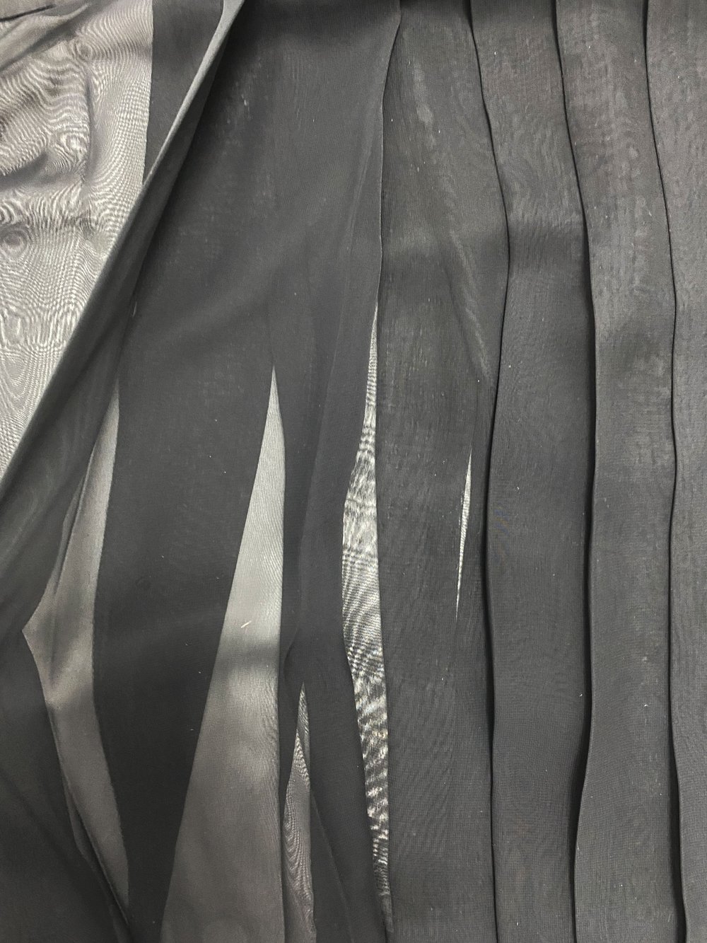 Yohji Yamamoto 90s sheer pleated dress — JAMES VELORIA Yohji Yamamoto 90s sheer pleated dress — JAMES VELORIA