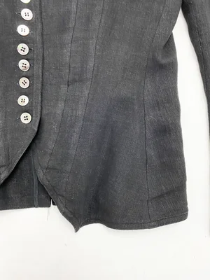 Yohji Yamamoto 90s linen jacket with boning — JAMES VELORIA