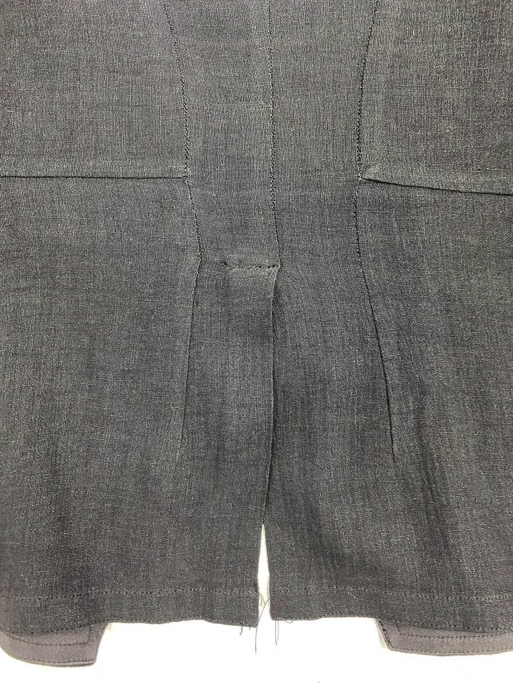 Yohji Yamamoto 90s linen jacket with boning — JAMES VELORIA