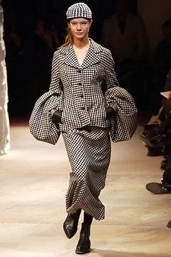 Yohji Yamamoto F/W 2003 houndstooth skirt — JAMES VELORIA