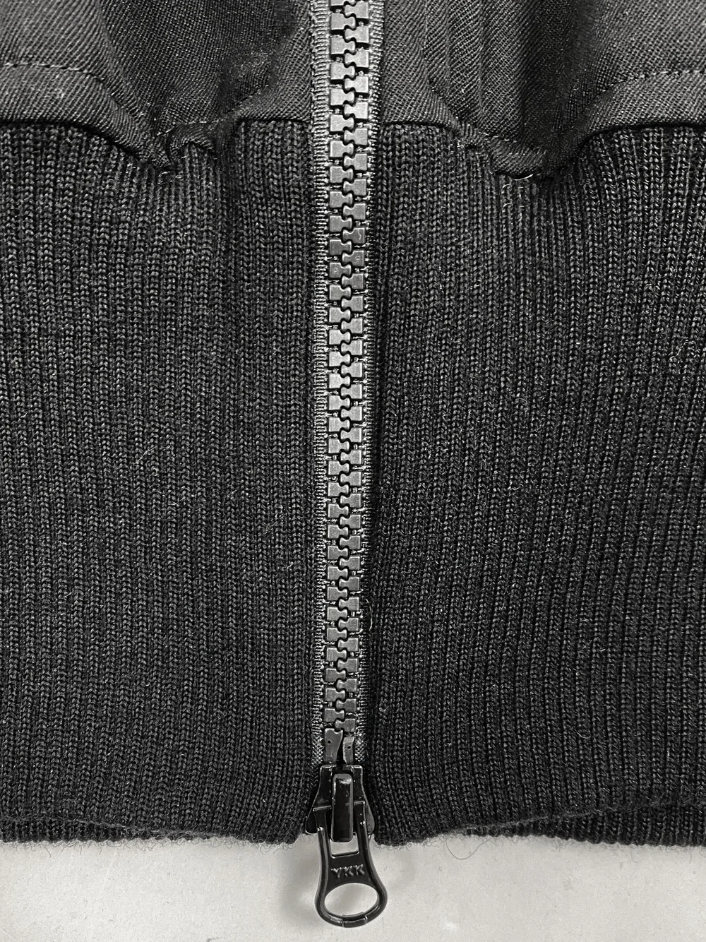 Yohji Yamamoto deconstructed sleeve zip jacket — JAMES VELORIA