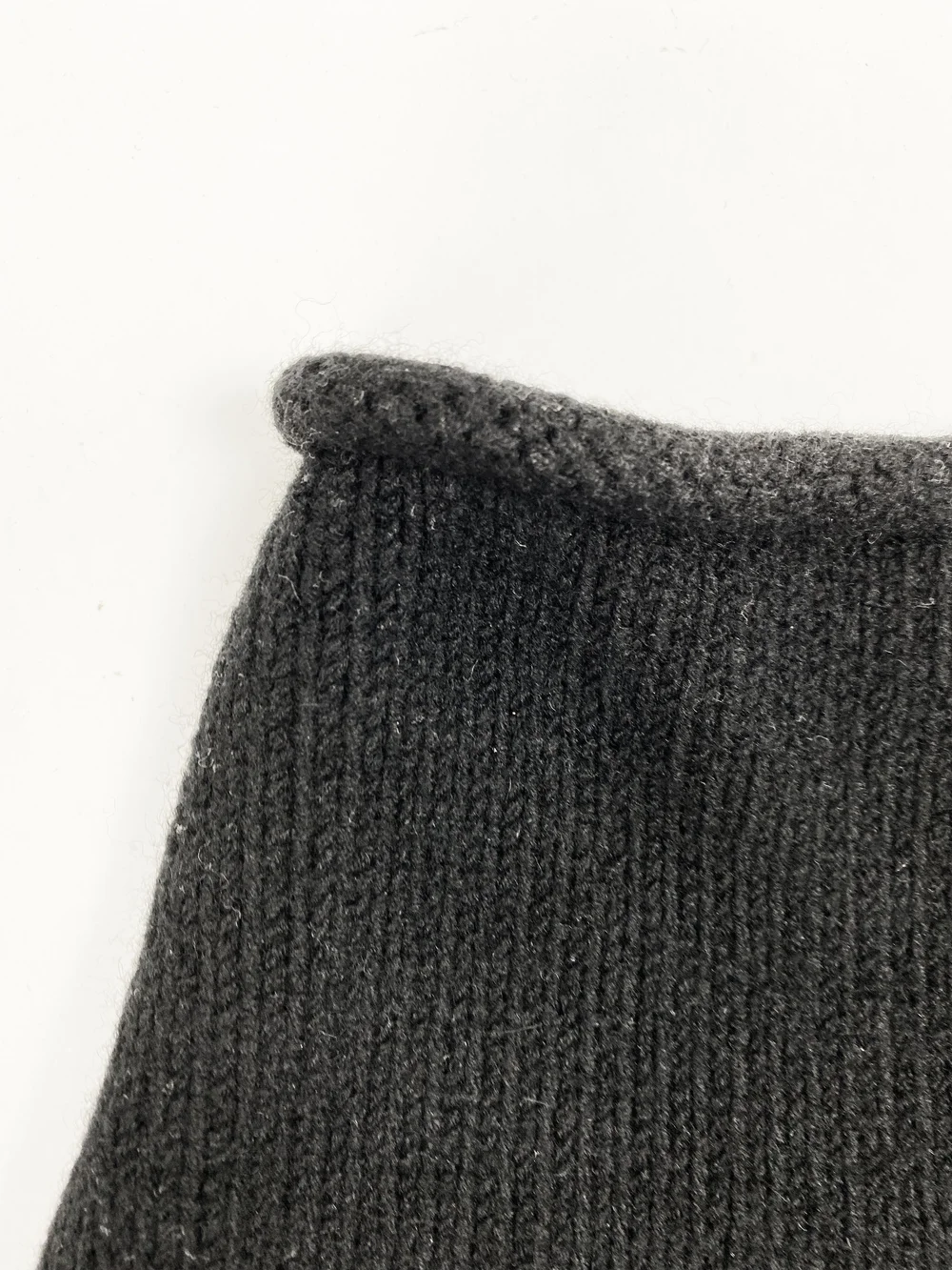 Yohji Yamamoto 90s knit skirt with cleft waistband — JAMES