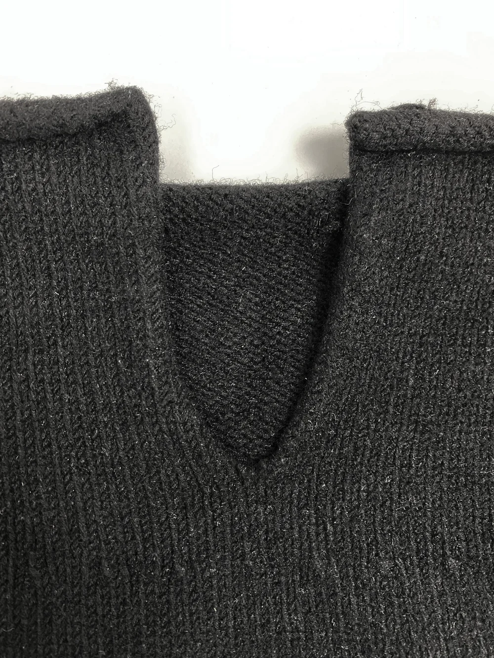 Yohji Yamamoto 90s knit skirt with cleft waistband — JAMES