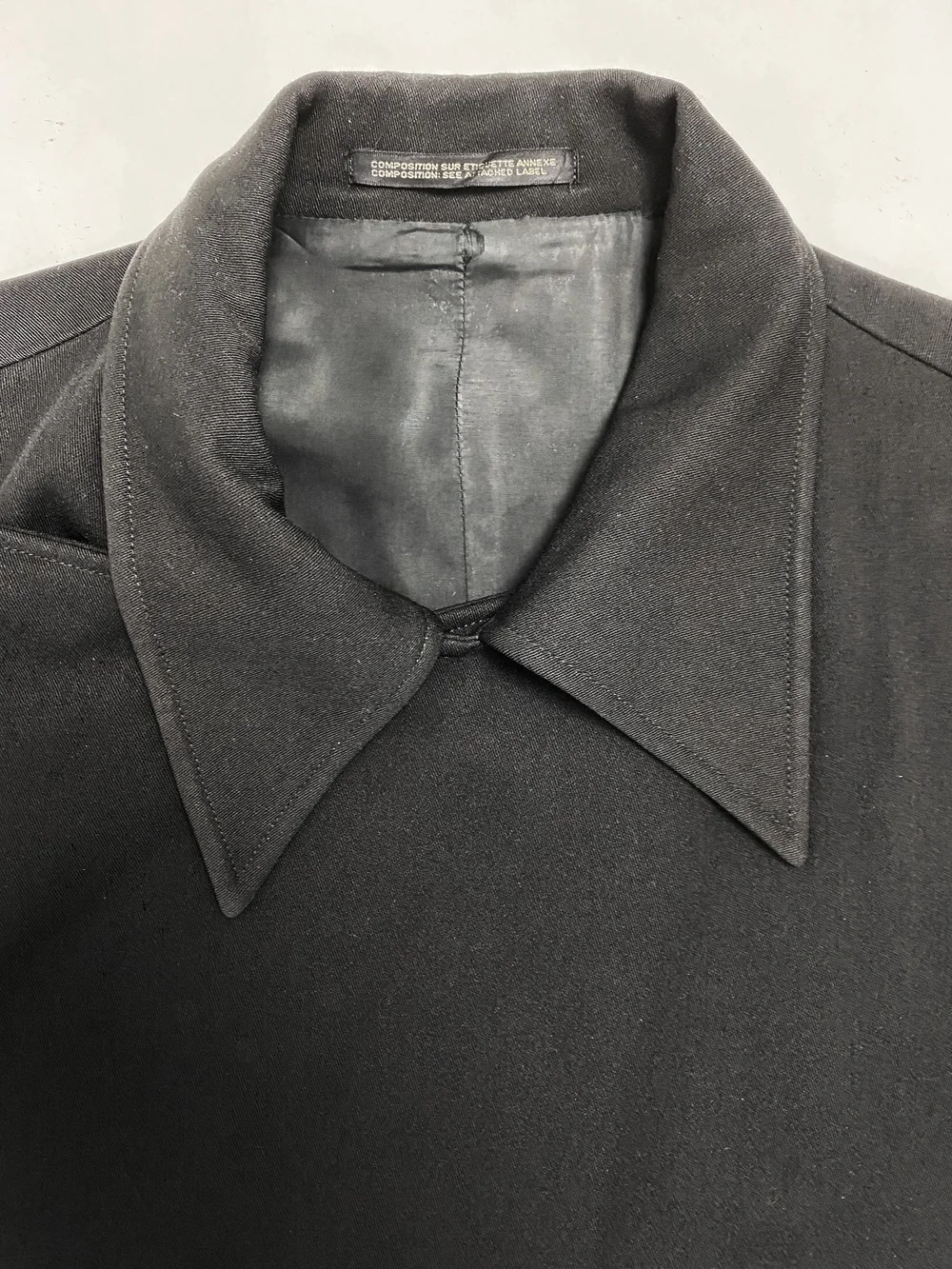 Yohji Yamamoto 90s wrap front coat — JAMES VELORIA