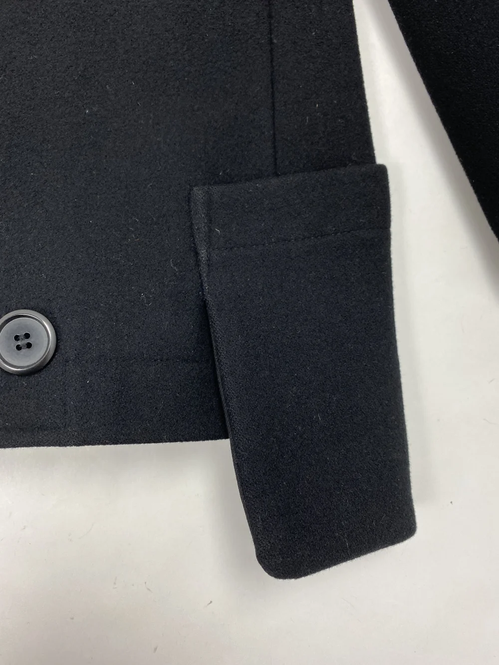 Yohji Yamamoto cutout collar wool coat — JAMES VELORIA