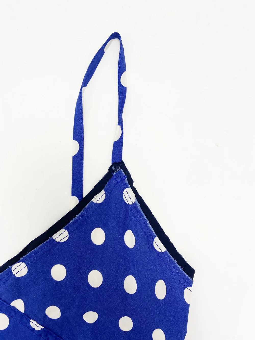 Comme des Garcons 2004 blue polka dot slip dress — JAMES VELORIA