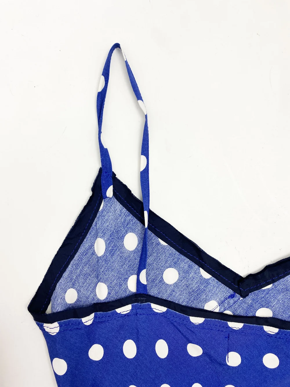 Comme des Garcons 2004 blue polka dot slip dress — JAMES VELORIA