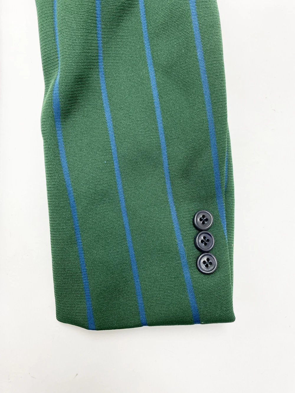 Comme des Garcons Homme Plus S/S 2003 green striped tail