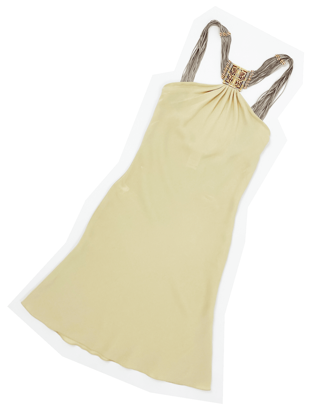 Chloe F/W 2000 fringe halter dress — JAMES VELORIA