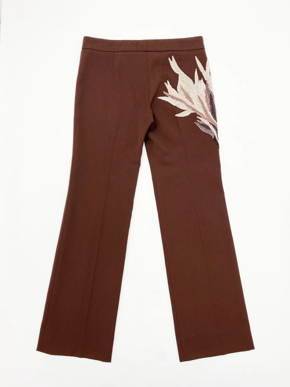 パンツ SEE BY CHLOE ARCHIVE VIRGIN WOOL SLACKS Chloe Virgin Wool Flared Fit Chinos Pants women - Glamood Outlet