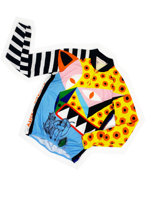Walter Van Beirendonck S/S 2015 face print zip top — JAMES VELORIA