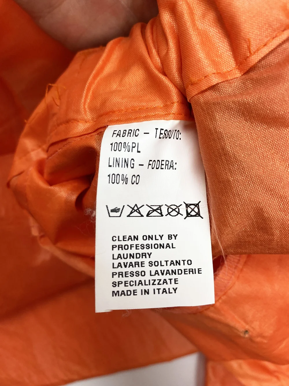 Walter Van Beirendonck S/S 2018 padded orange pants — JAMES VELORIA