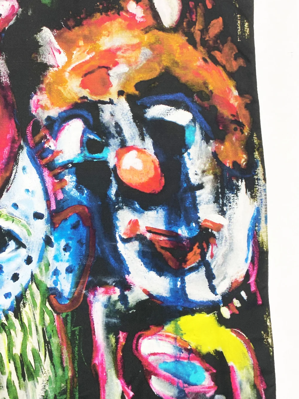 Walter Van Beirendonck 2016 painting print silk scarf — JAMES VELORIA