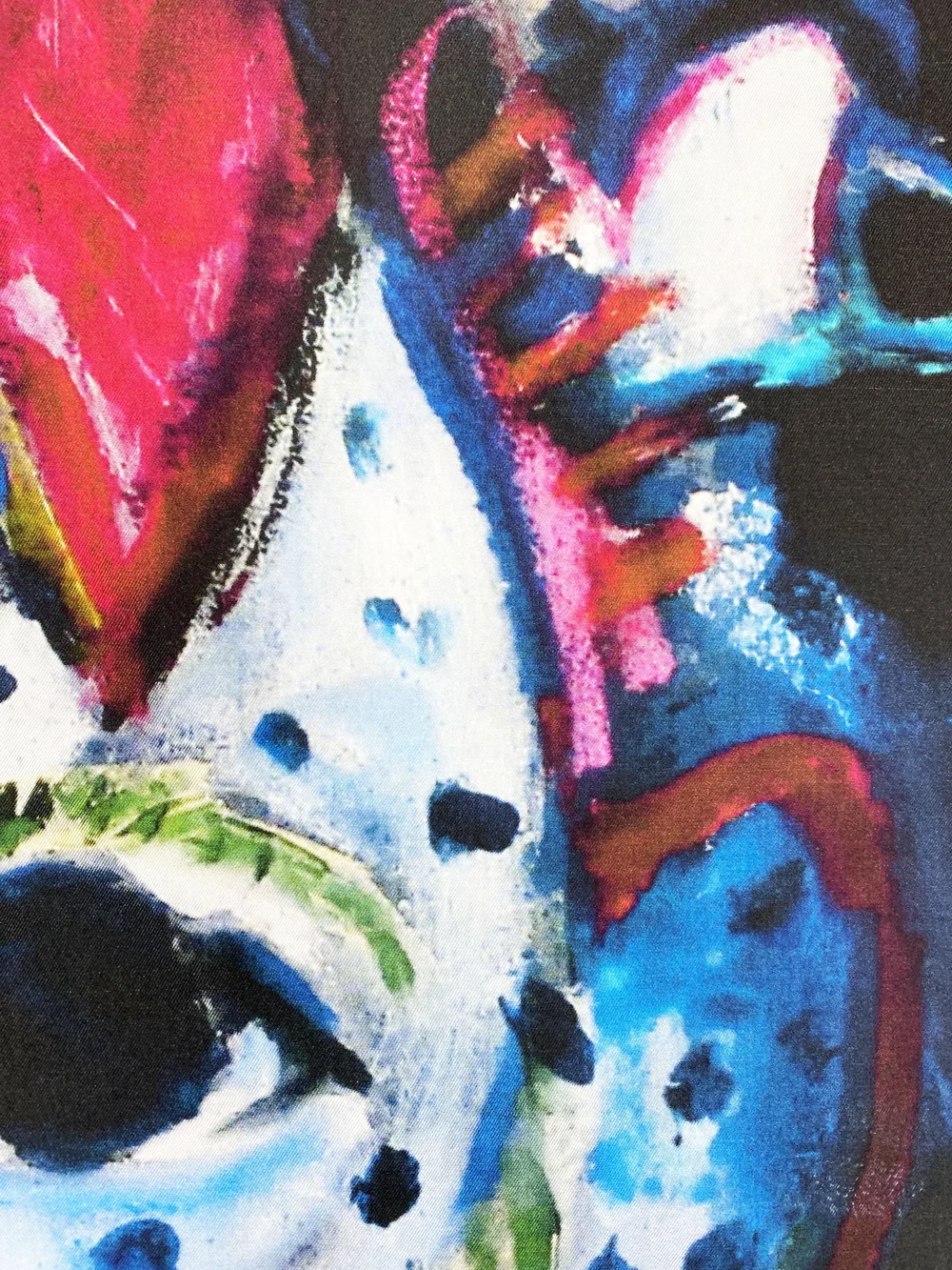 Walter Van Beirendonck 2016 painting print silk scarf — JAMES VELORIA