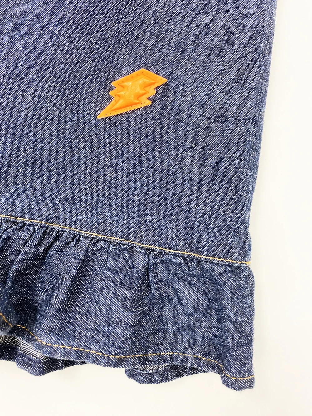 Wild & Lethal Trash 90s denim puff sleeve dress  JAMES VELORIA