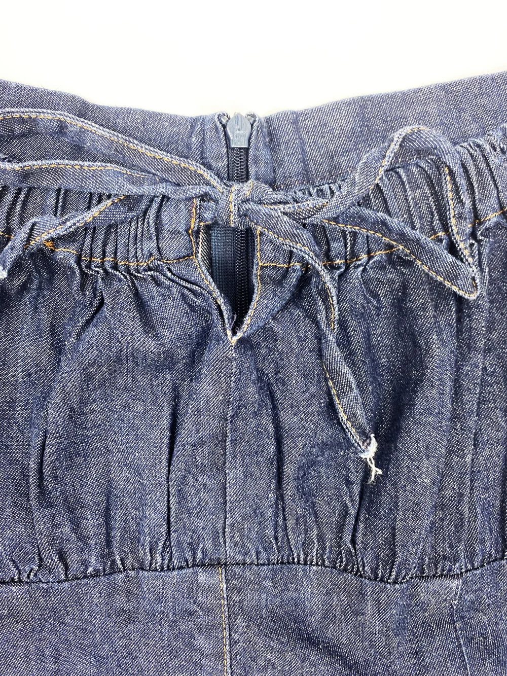 Wild & Lethal Trash 90s denim puff sleeve dress  JAMES VELORIA