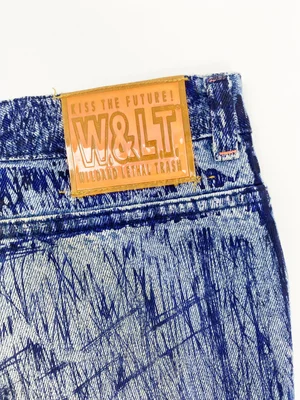 Wild & Lethal Print 90s graffiti print jeans — JAMES VELORIA