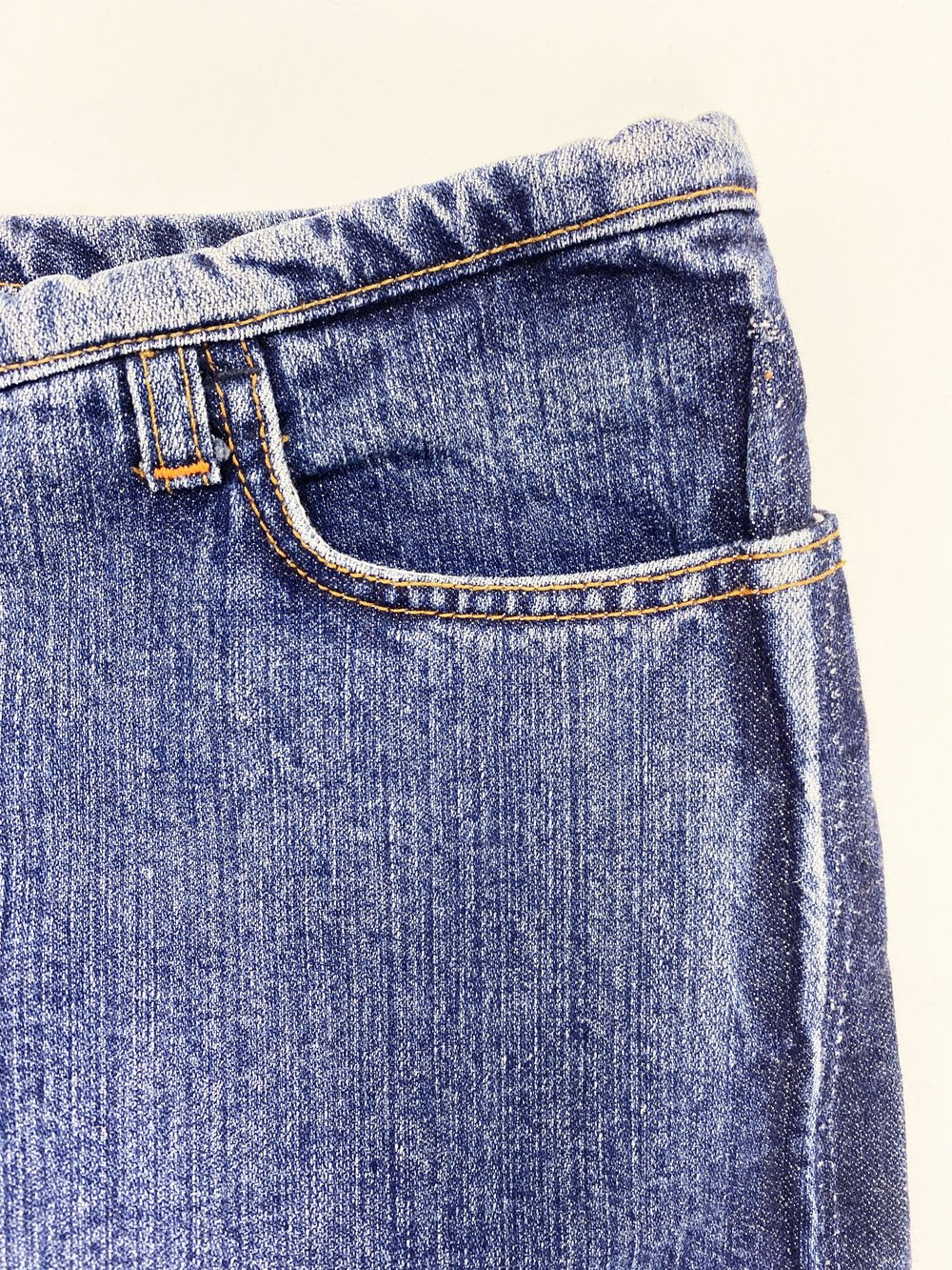 Wild & Lethal Trash 90s patchwork denim skirt — JAMES VELORIA