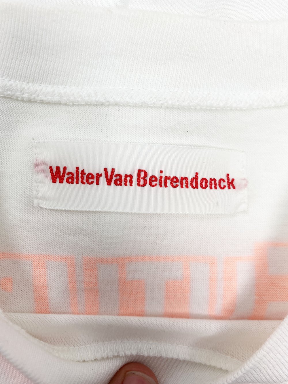 Walter Van Beirendonck W & LT T-shirt Transfer print bear Size M/