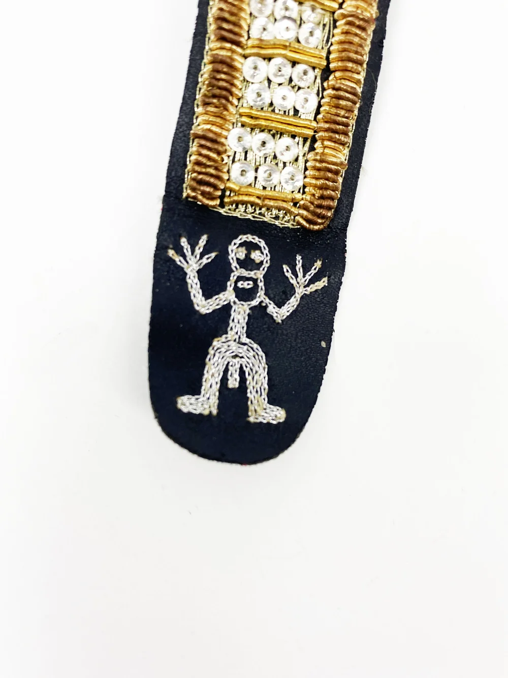 Walter Van Beirendonck embroidered watch bracelet — JAMES VELORIA