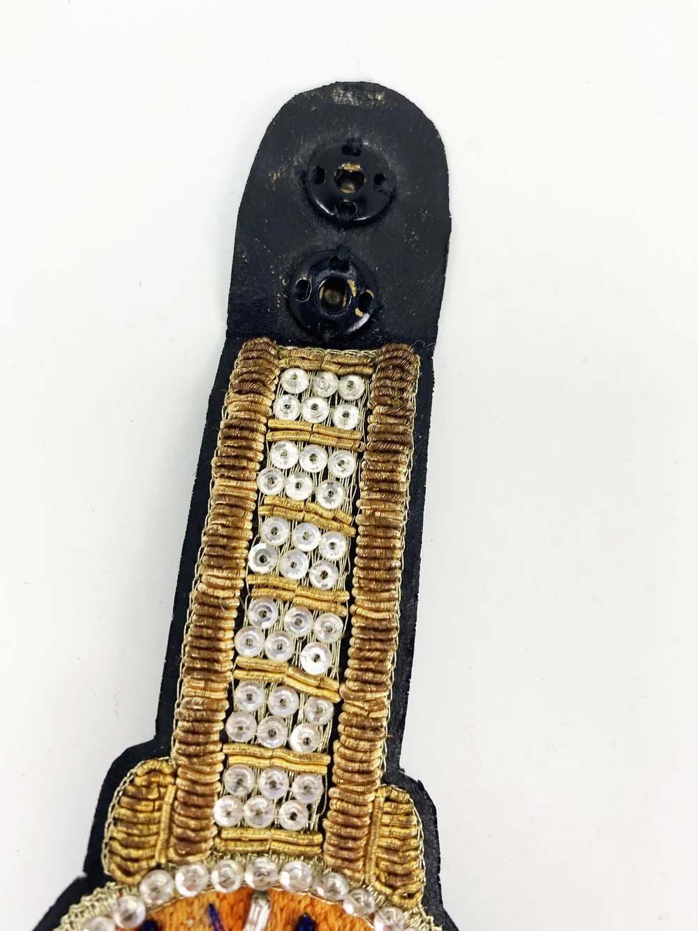 Walter Van Beirendonck embroidered watch bracelet — JAMES VELORIA